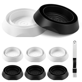 Bed Bug Trap, 8 Pack Bed Bug Interceptors for Bed Legs, Universal Bedbug Detector Blocker Catcher, Pest Control Treatment Monitor that Work for Indoor Bed, Sofa & All Furniture (4 Black & 4 White)
