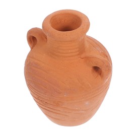 Mipcase Mini Terracotta Planter Pot for Succulents Vintage Small Flower Pot for Small Spaces Portable Design for Desks and Shelves Terracotta