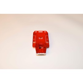 VerDuco Products Bearicade Badge Whistle - Safety Device - Door Barricade - Emergency Whistle Blocks Door from Opening When Assailant or Active Shooter is in Building (Clear red/White/Black)