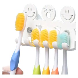 Porta Cepillo Dental Niño Súper Práctico Divertido Caritas