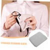 Baluue Elegant 20pcs Suede Eyeglass Lens Cleaning Cloths Gentle Fabric