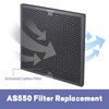 Popurure Air Scrubber Active Carbon Filters Compatible with BlueDri, VEVOR