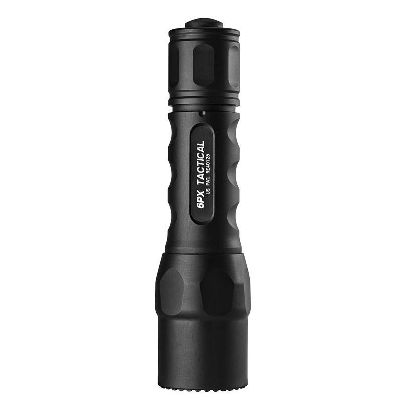 SureFire 6PX Tactical Single-Output LED Flashlight with anodizded aluminum body,
