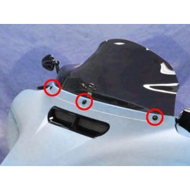 RT Bolts Harley Windshield Bolts Screws & Washers • 1996-2013 Glides • No Rust Stainless