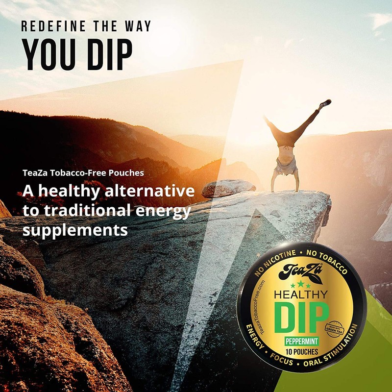 TeaZA Energy Variety Pack - Flavored Pouches (8 Pack)