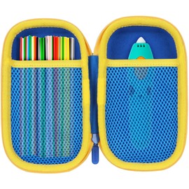 Lebakort Storage Case Compatible with 3Doodler Start+ Essentials/Start Essentials 3D Printing Pen Set (Blue Case)