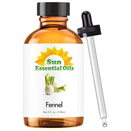 Sun Essential Oils Fennel Essential Oil – Pure Aromatherapy for Diffusers (4 oz)