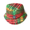 Stylish Tweed Style Check Boucle Weave Bucket hat - Summer