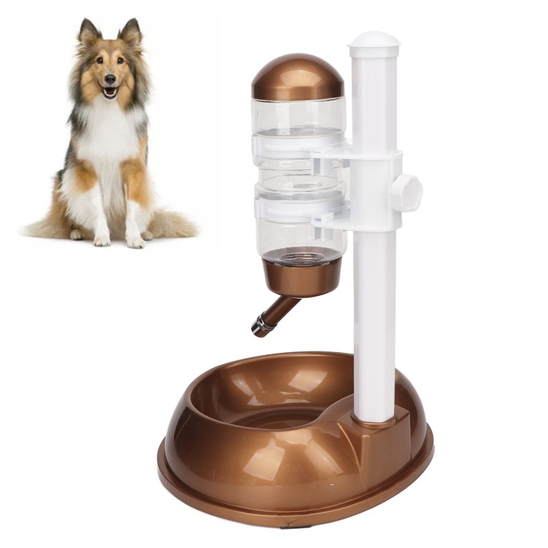 Pet Standing Water Dispenser Bowl Height Adjustable Multifunction Dog Automatic