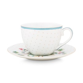 Pip Studio 51004119 Jolie Dots Gold Cup & Saucer Set 2