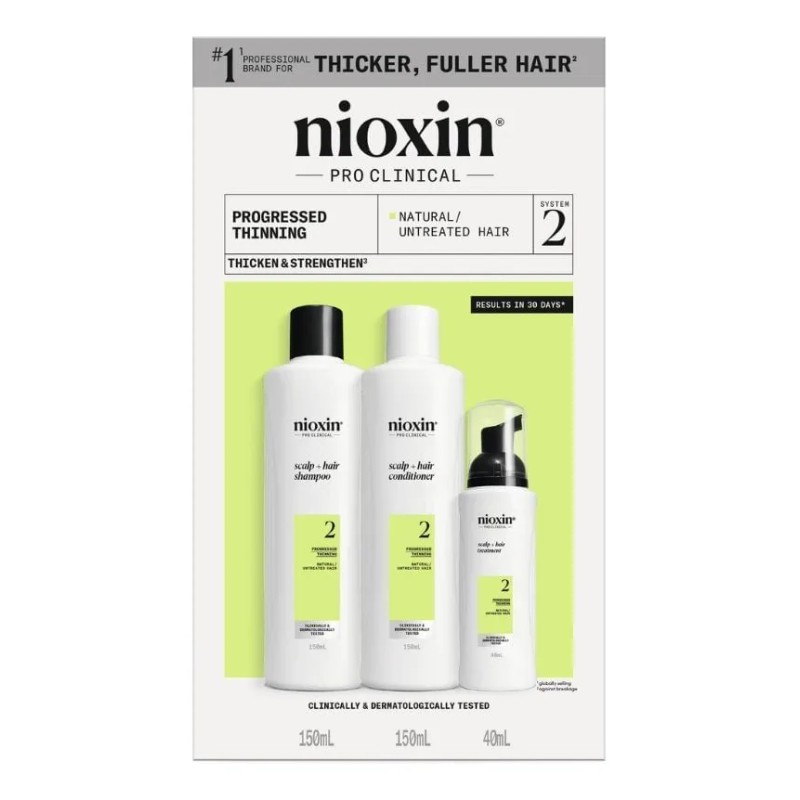 Nioxin Pro Clinical Sistema 2 Kit 150ml Anticaida Cab Natura