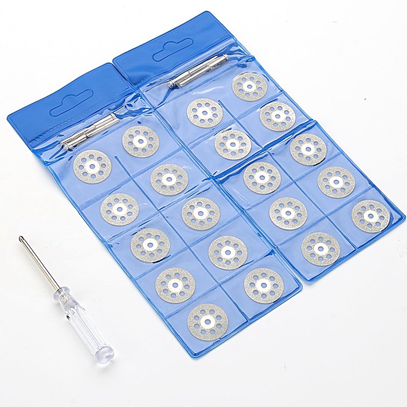 20 PCS Professional 545 Diamond Cutting Discs，Cut Off Wheel Kit