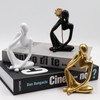 Thinker Statues and Sculptures, Resin Thinker Statue Ornaments, Abstract Style