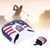 Golf Putter Magnetic Protection Covers Waterproof Headcover with Embroidery Pattern