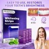2Pcs Purple Teeth Whitening Strips, Gentle Daily Purple Whitening Strips,