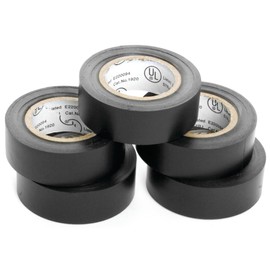 Performance Tool W548 5pk Black Electrical Tape