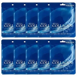 Meoncell Veronis Collagen Elasticity Moisture Sheet Mask Pack 10pcs / 메온셀 베로니스 콜라겐 탄력 수분가득 시트 마스크팩 10매입