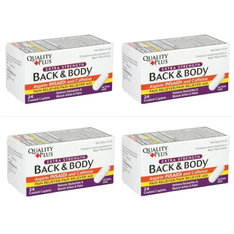 Lot Of 6 Quality Plus Extra Strength Back & Body,