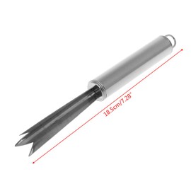 SimpleLife W Shape Stainless Steel Pineapple Eye Peeler Remover 18.5cmx2cm