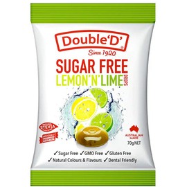 Double D Lemon N Lime Drops 70g