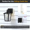 Siding Mounting Block, Siding Mounting Kit with Built-in Electrical Box,