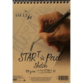 SM.LT Star T Sketch Pad Spiral Bound Sketch Pad A5 20 Sheets 90 g/m² 5ES-20TS / FSC