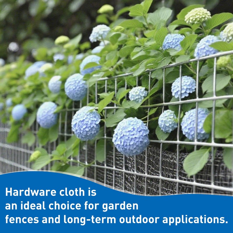 Hardware Cloth,Chicken Wire Fence,1/2 inch 15.7in x 6ft Galvanized Welded