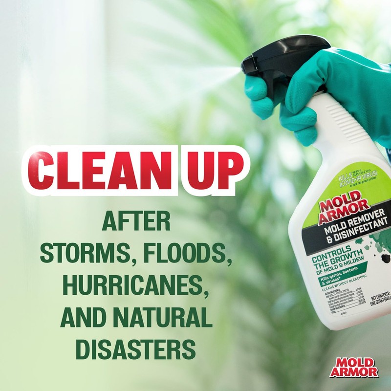 Mold Armor Mold Preventer, Disinfectant and Flood Cleanup, 1 gal.,