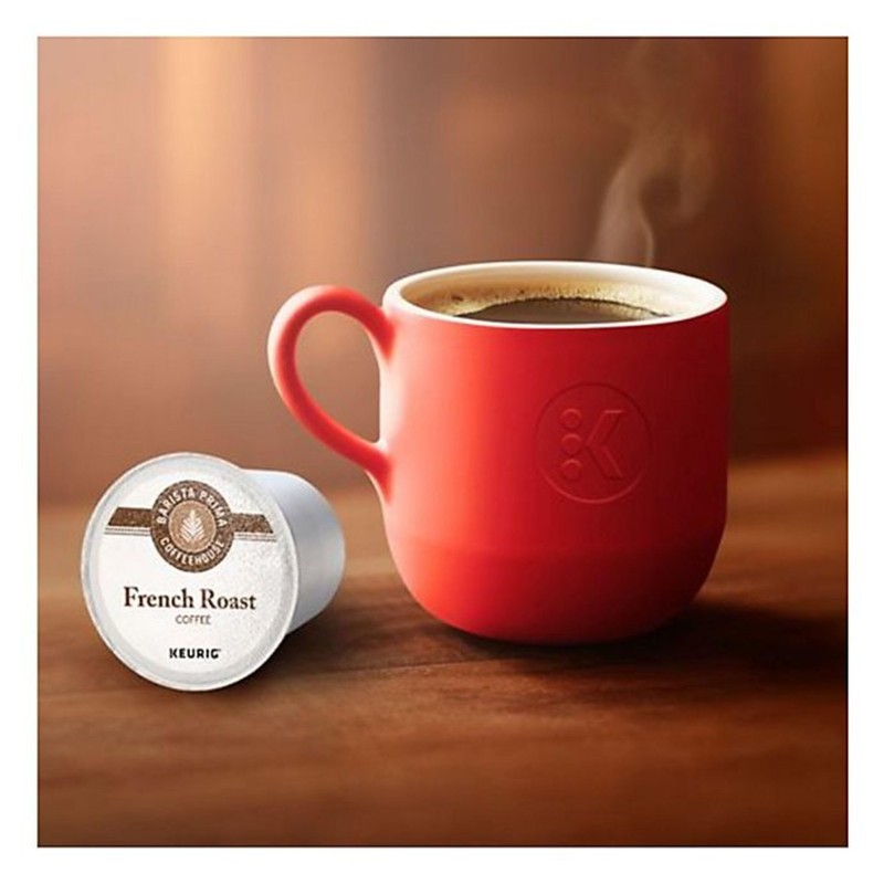 Barista Prima Coffeehouse, French Roast Keurig Single Serve K-Cup Pods,