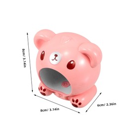 Baluue Cute Bear Nail Lamp Portable Mini Usb Gel Dryer for Quick Drying Manicure Salon Fun Cartoon Design for Travel Use for Nail Care