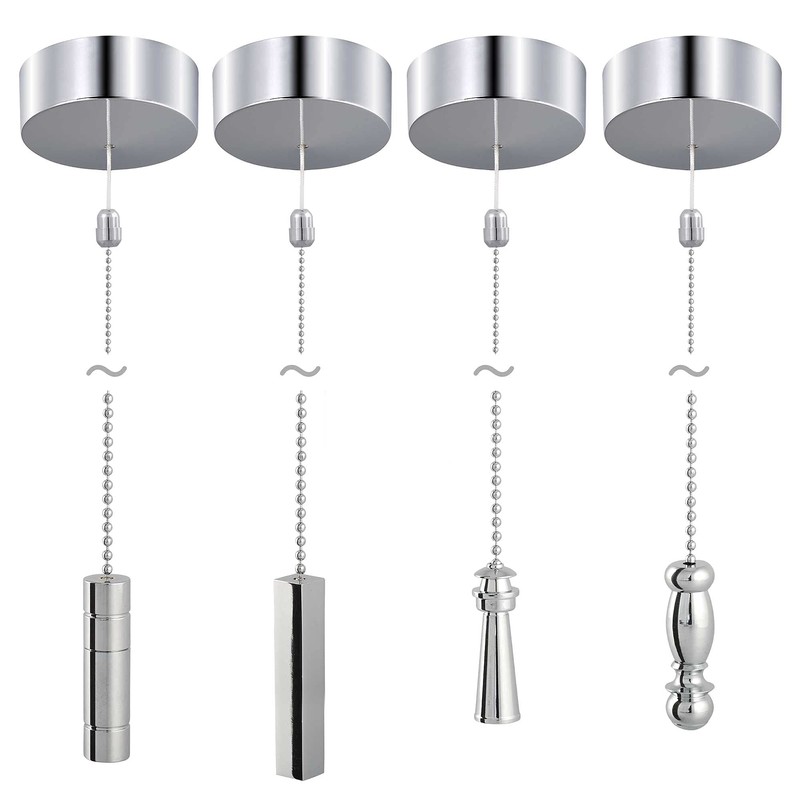 ElekTek Premium Light Pull Chain Kit with Pull Switch Extended
