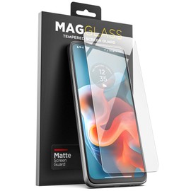 Magglass Screen Protector Designed for Moto G Power 5G 2024 (Fingerprint Sensor Compatible) UHD Full Coverage Tempered Glass (Matte)
