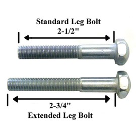 Game Room Guys Pinball Machine Leg Bolt Kit - Chrome