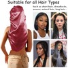 SENGTERM Long Satin Sleep Cap Silk Hood for Women -