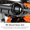 RC Bevel Gear Set Lightweight Black High Strength 33T 13T