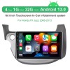 Podofo 2+32GB For Honda Fit Jazz 2008-2013 Android 13 Wireless