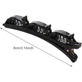 6Pcs Black and Brown Double Layers Twist Band French Braider Hair Tool,Fashion Twist Plait Clip Front Hair Clips Hairpin Headband Beauty Tool, Hair Br
