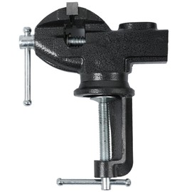 WiseLifeTech Bench Vise Heavy Duty 2 inch Table Clamp On Vise, Bench-Table Vice Clamp with 2-inch Jaw Width and 2.4-inch Jaw Opening, Woodworking Workbench Vise with Bolts & Nuts