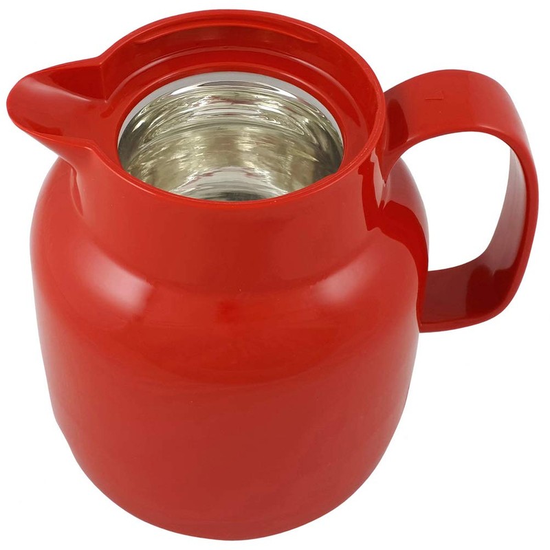 Helios Mondo Kunststoff-Isolierkanne, rot, 1 Liter