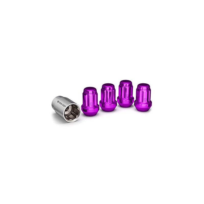 White Knight 40400SPPT Purple Wheel Lock, 4 Pack