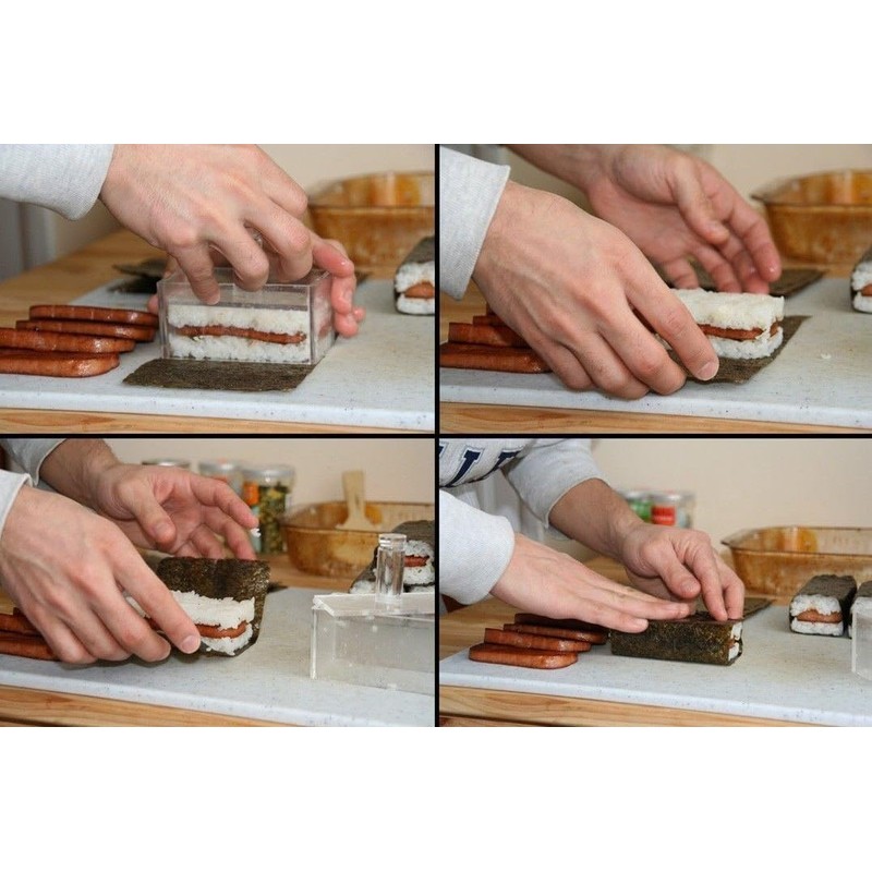 Double Economy Sized Acrylic Press Spam Musubi Non Stick Sushi