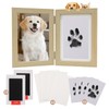Paw Print Set Dog Cat Footprint Baby Set with Wooden
