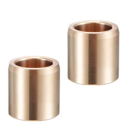 Kozelo 2 Pack Sleeve Bearings - [10mm x 14mm x 10mm] Oilless Brass Bushing for Machines | Gold Tone