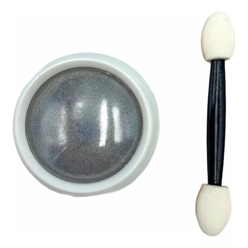 Nova Beauty Polvo Efecto Unicornio Holografico Para Uñas X 6