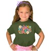 4th Grade Groovy Daisy First Day of School T-Shirt Back
