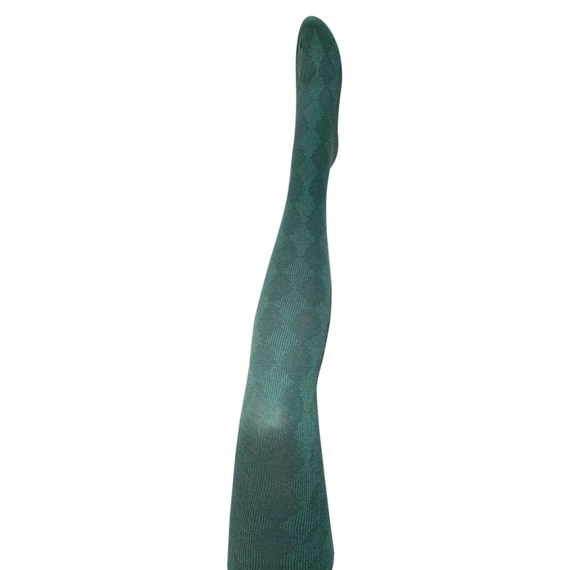 Tightology Organic Cotton Tights Pine Green, S-M
