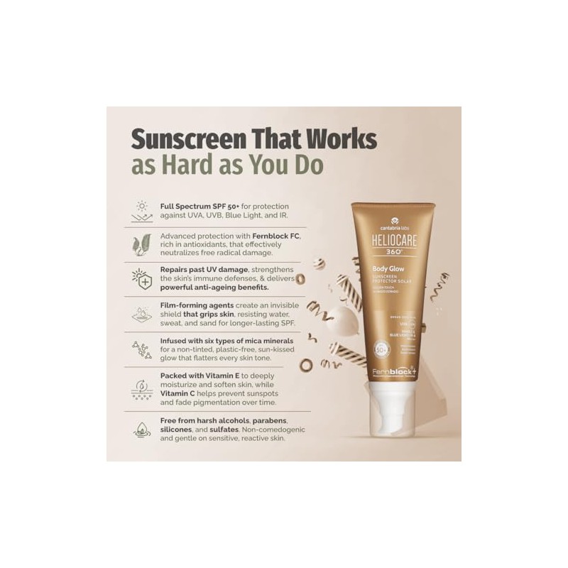 Heliocare 360 Protector Solar Body Glow 100ml