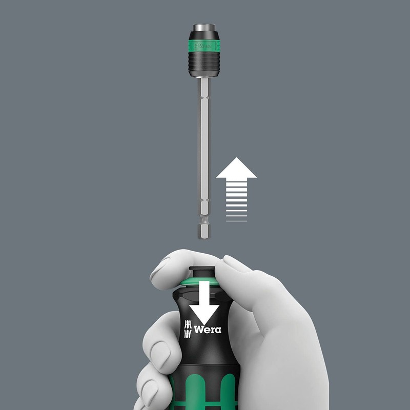 Wera 05051000001 | 818/4/1 Kraftform Replacement Screwdriver with Built-in Magazine