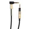 3.5mm Elbow Male to 2.5mm Straight Male Extension Audio Headphone