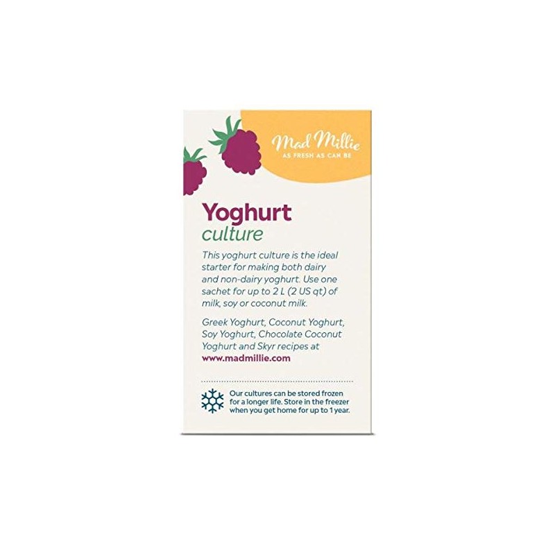 Mad Millie Yoghurt Culture 5X Pack Makes up to 10L